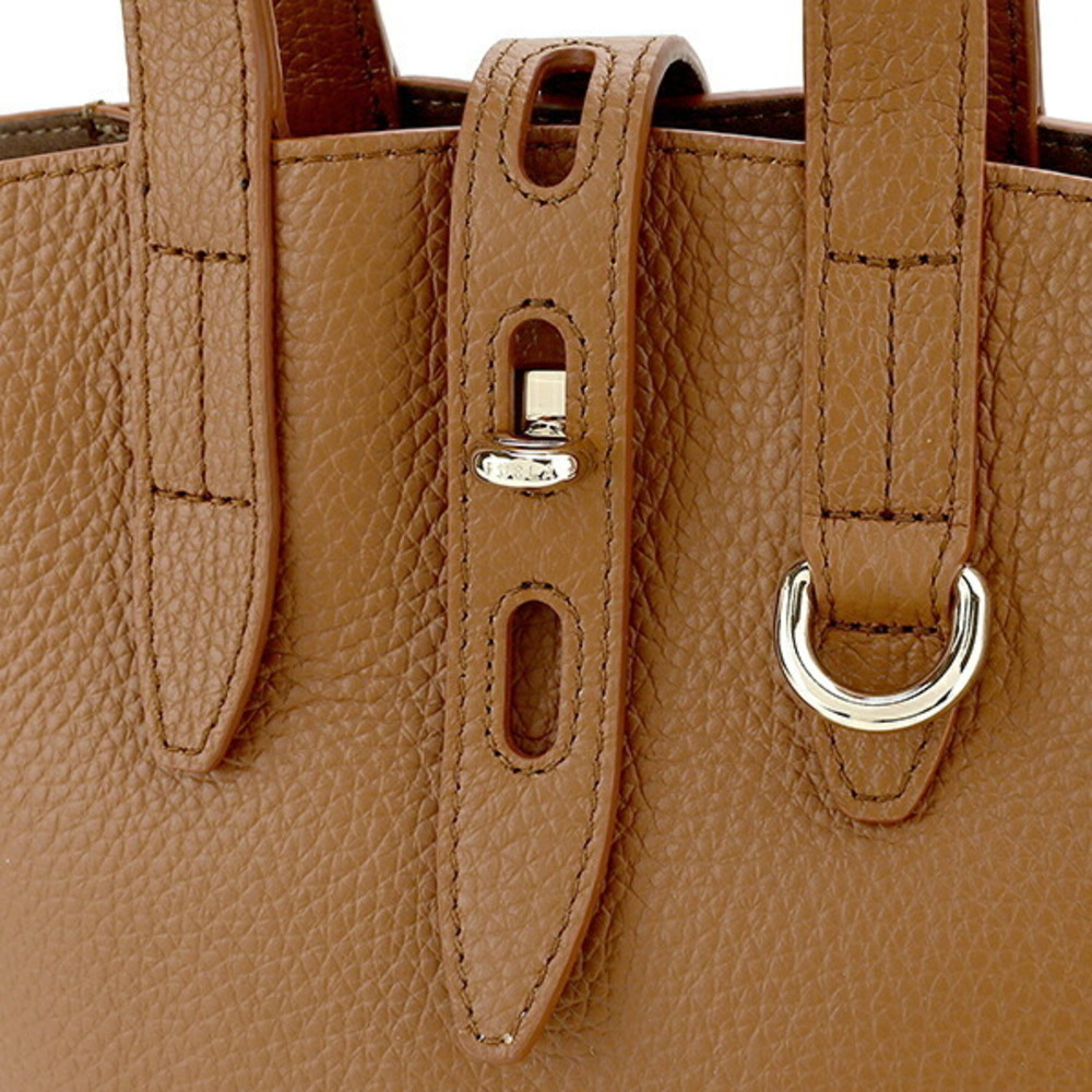 Furla Handbag Net Brown - Picture 8 of 9